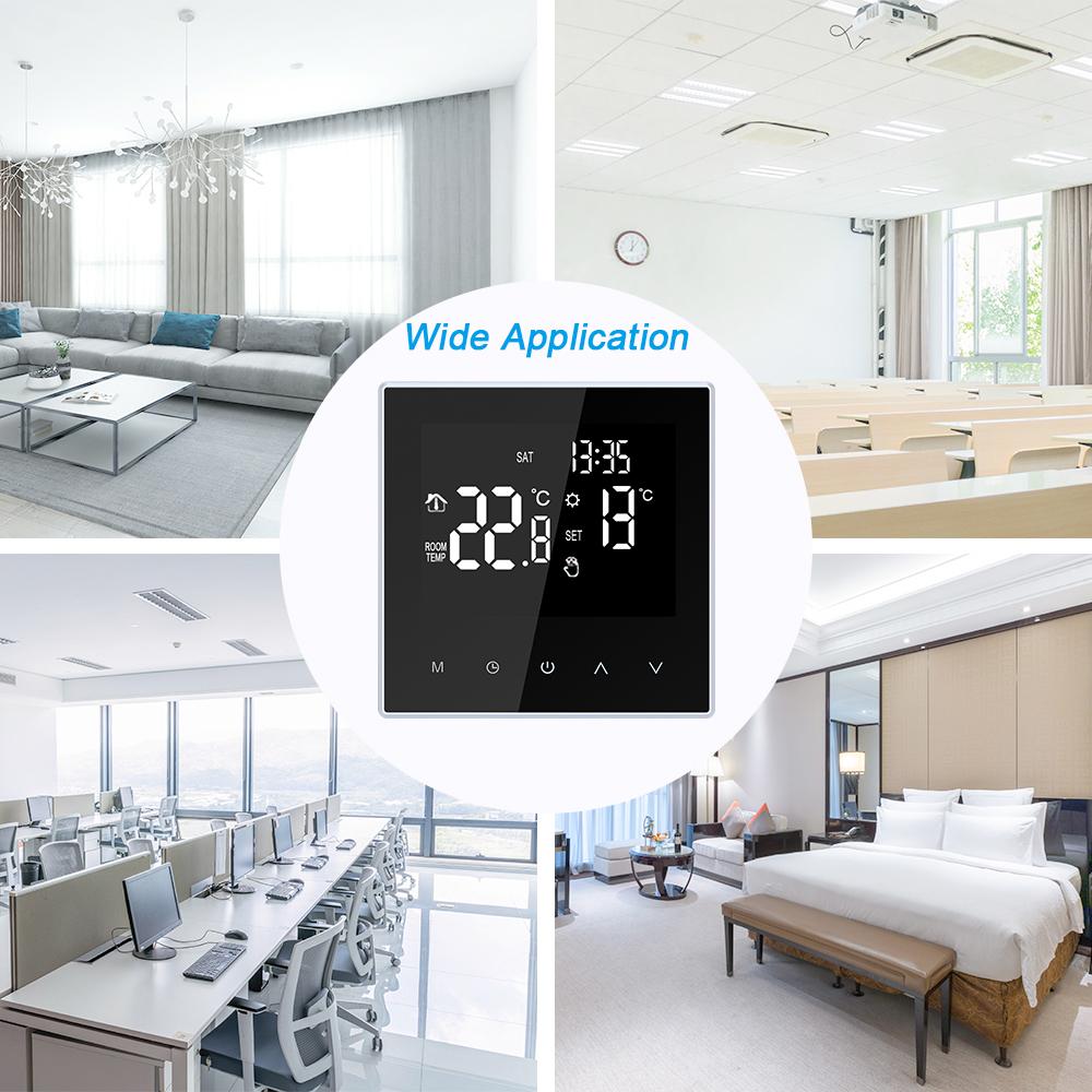 Cảm biến điều khiển nhiệt độ thông minh, có thể lập trình, chế độ thủ công hoặc tự động, độ chính xác cao, màn hình LCD