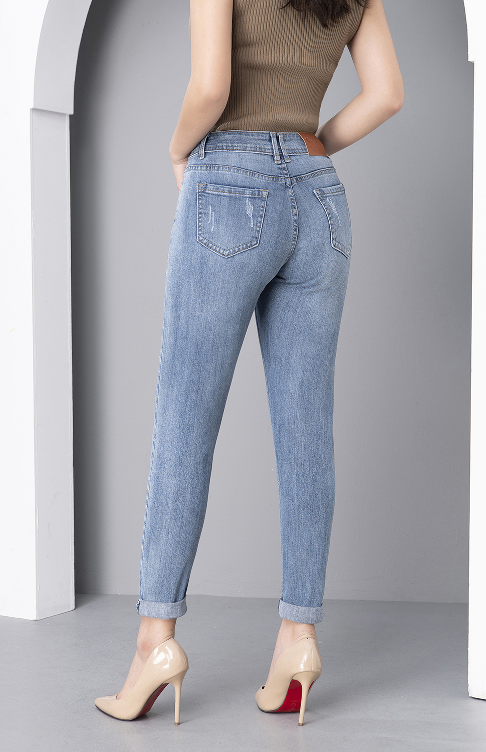 Quần Jeans Baggy Rách LUPERI LFQJ166