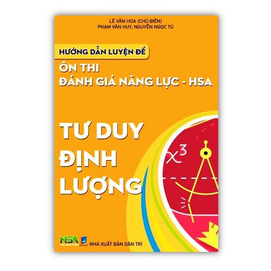 Sách - Combo 3 cuốn Hướng dẫn luyện đề ôn thi Đánh giá năng lực - HSA ( Khoa Học + Tư duy định lượng + Định Tính )