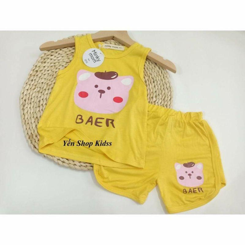 Áo ba lỗ trẻ em chất liệu cotton cho bé trai và gái cho bé từ 7kg.20kg