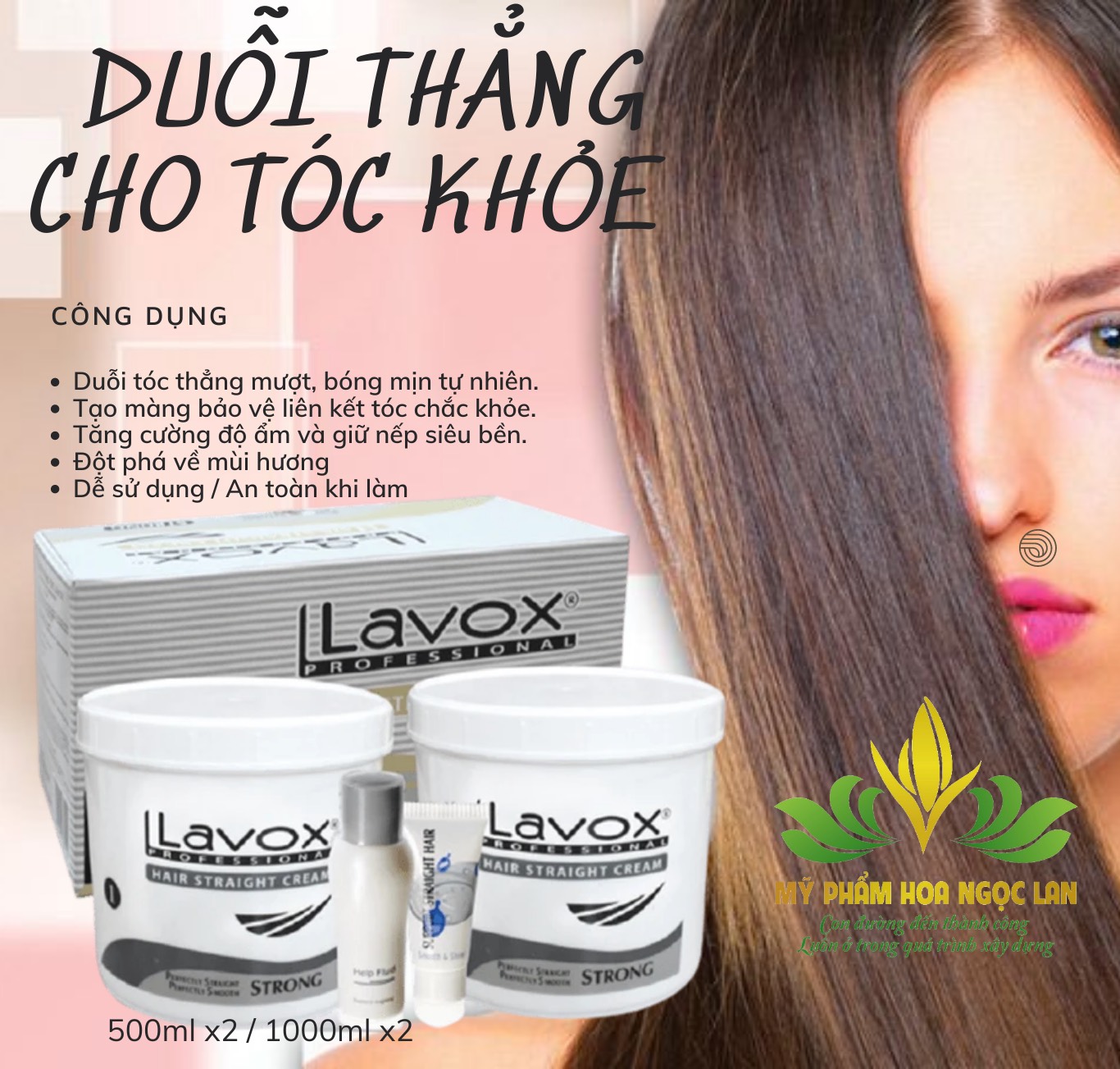 Duỗi dành cho tóc khỏe Lavox