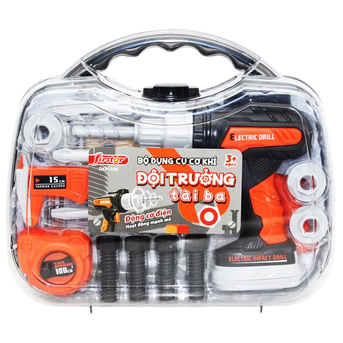 Đồ Chơi Bộ Dụng Cụ Cơ Khí - Đội Trưởng Tài Ba - Firstar DK81358