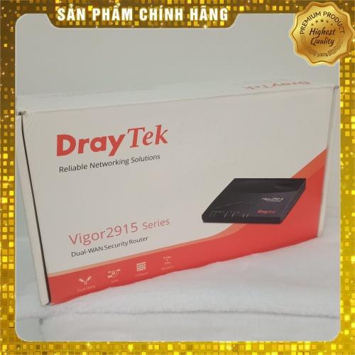 Thiết bị phát wifi cân bằng tải Draytek Vigor 2915AC AC1200 ( 2 port WAN Gigabit, 4 port LAN Gigabit ) - Hàng Chính Hãng