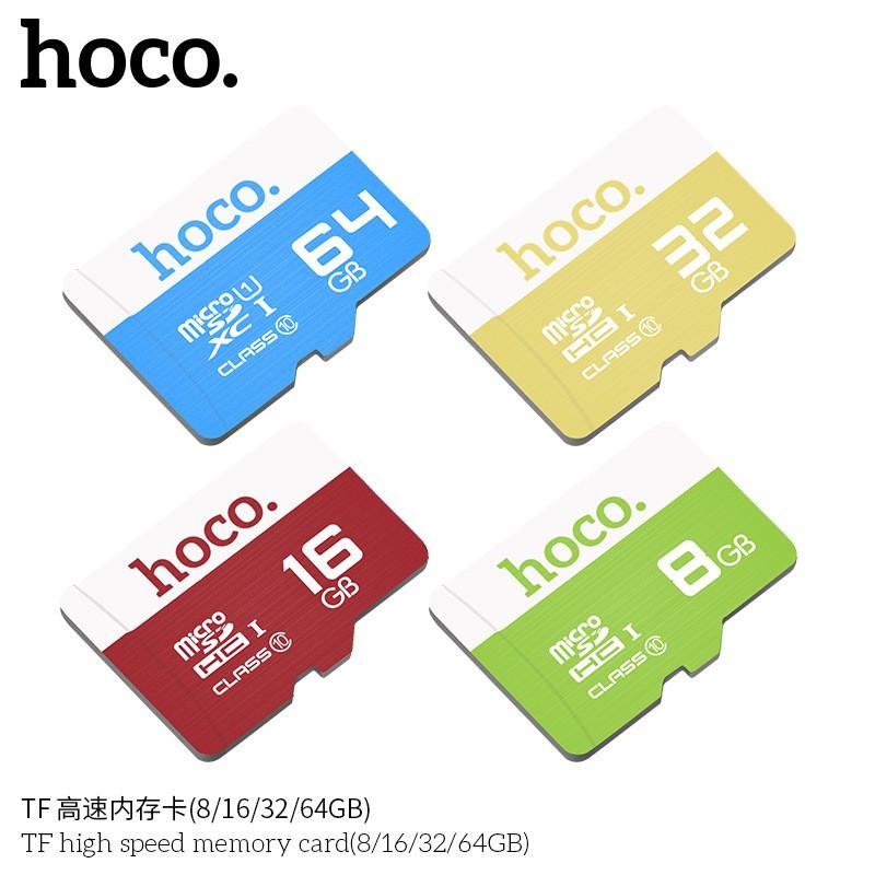 Thẻ nhớ microSDHC dành cho Hoco 8GB Class 10 75MB/s  (Xanh lá) - Hàng Chính Hãng