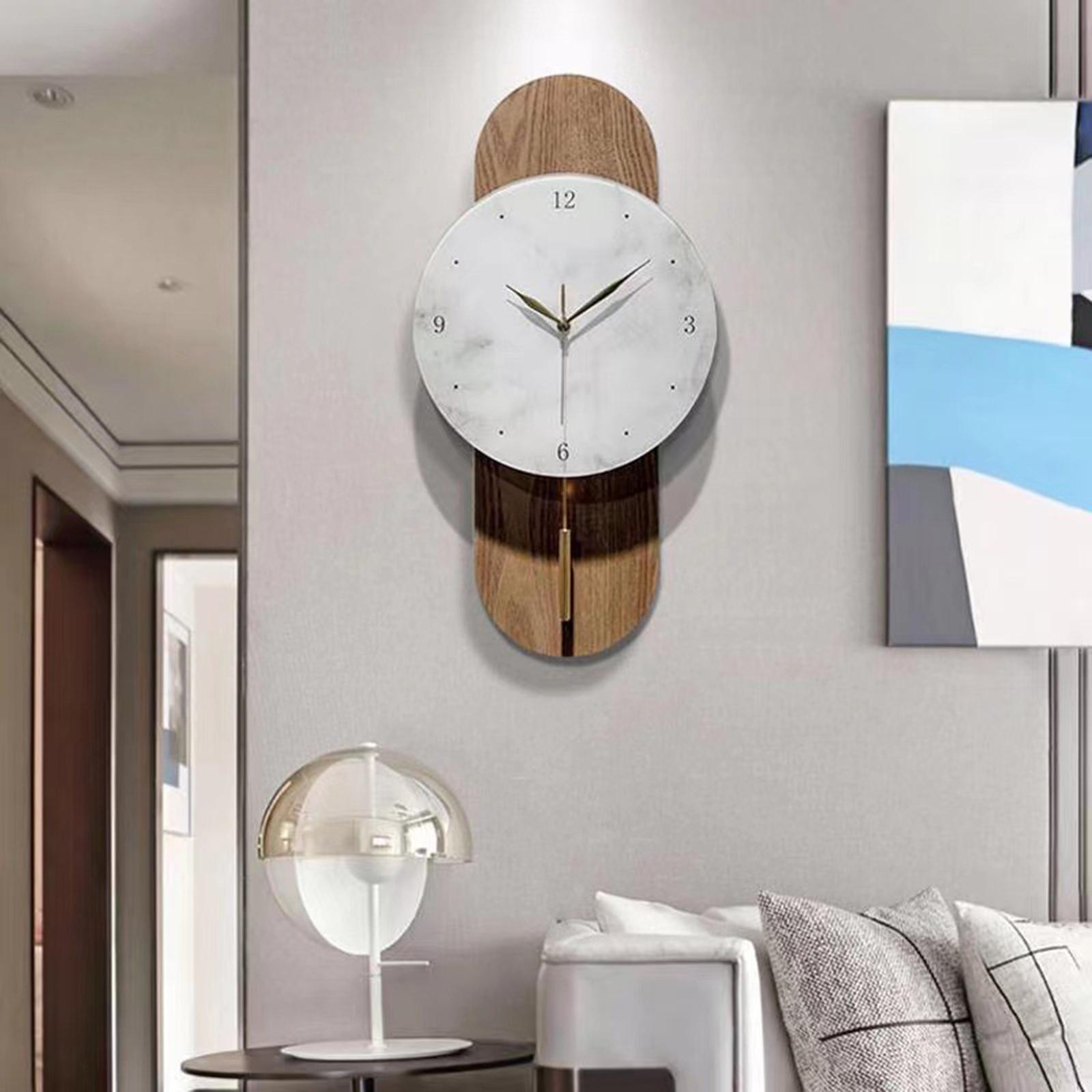Nordic Minimalist Wall Hanging Clock Non Ticking Living Room Loft Decoration