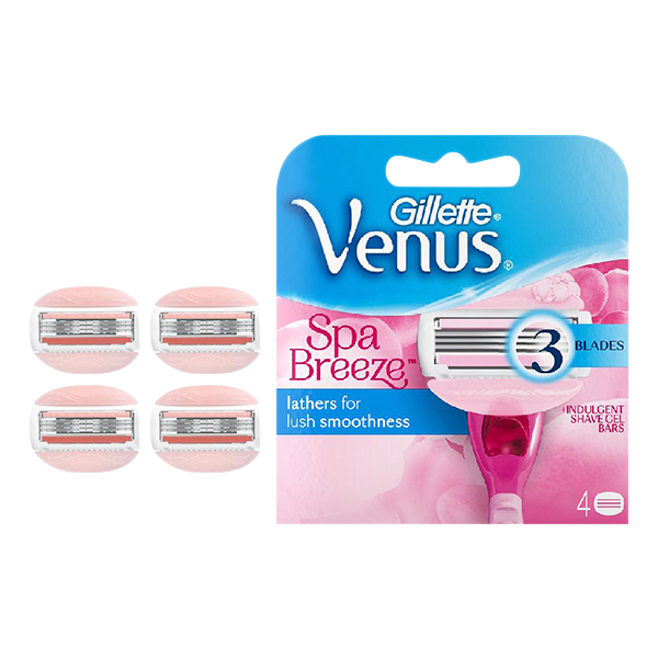 Lưỡi Dao Cạo Gillette Venus Spa Cho Nữ (4 Lưỡi / Vỉ)