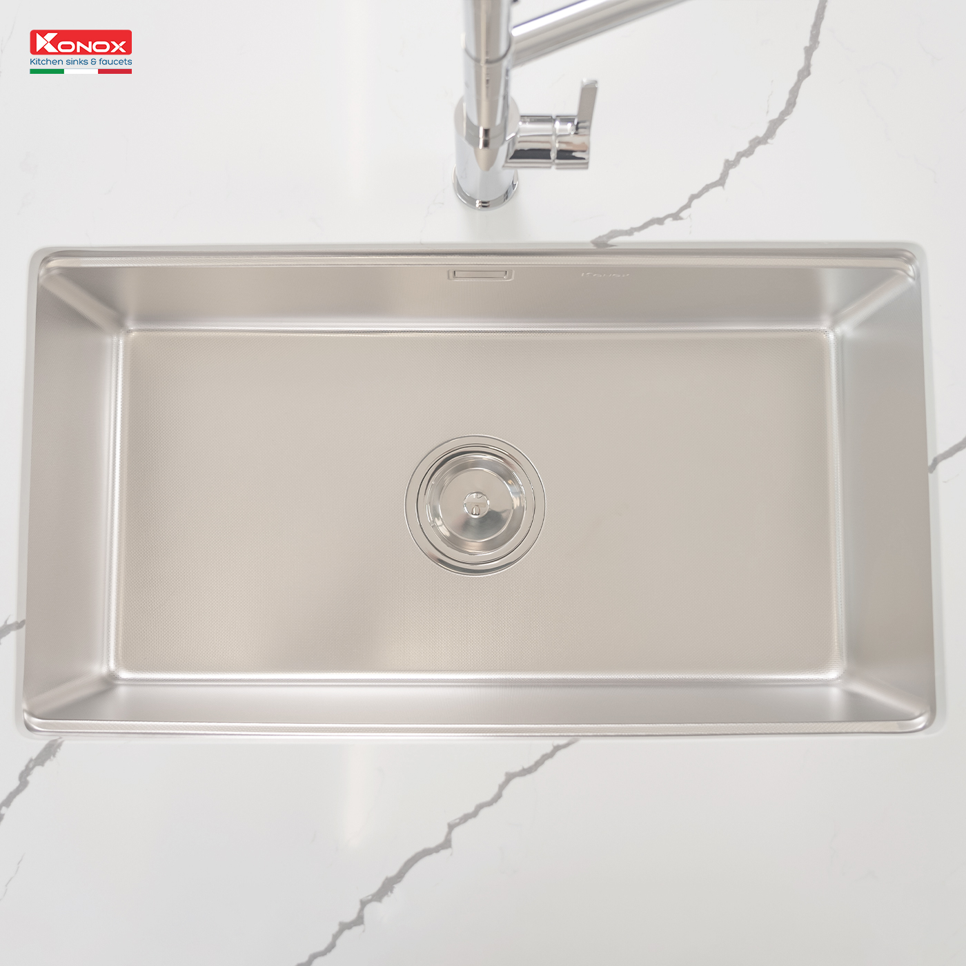 Chậu rửa bát chống xước Undermount Sink KN8146SU Dekor Basic - Bảo hành chính hãng 10 năm