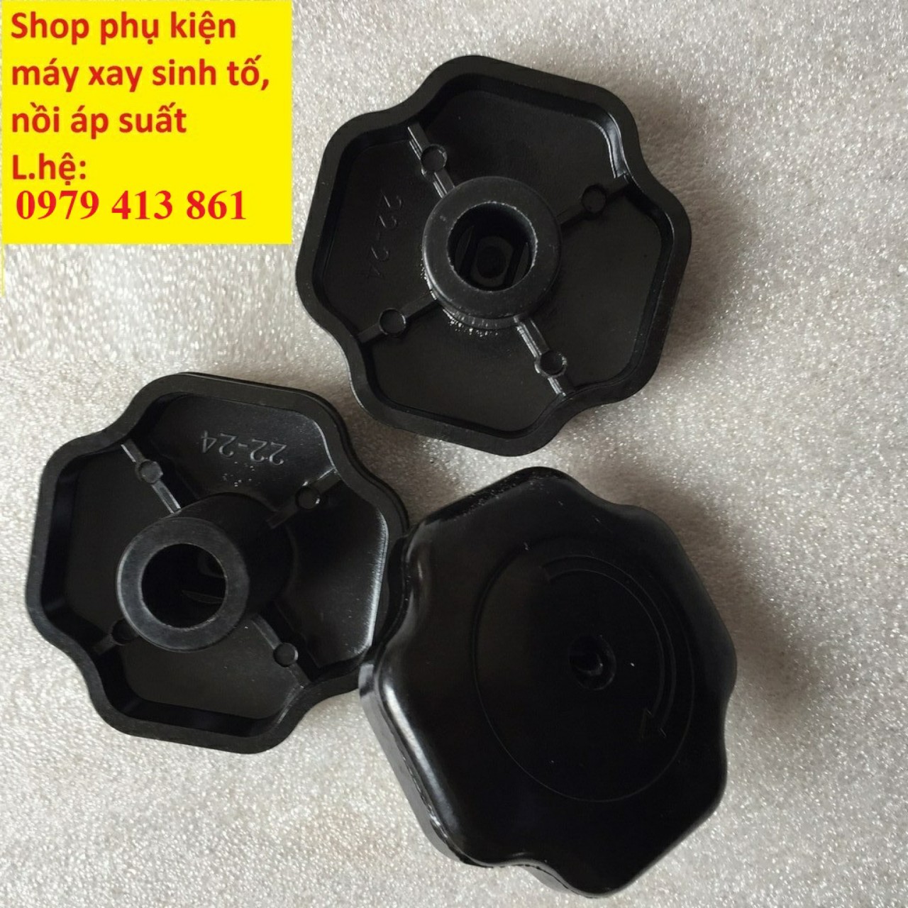 Núm xoay -Tay vặn nồi áp suất gas 2 tay cầm - Linh phụ kiện máy xay ép chính hãng