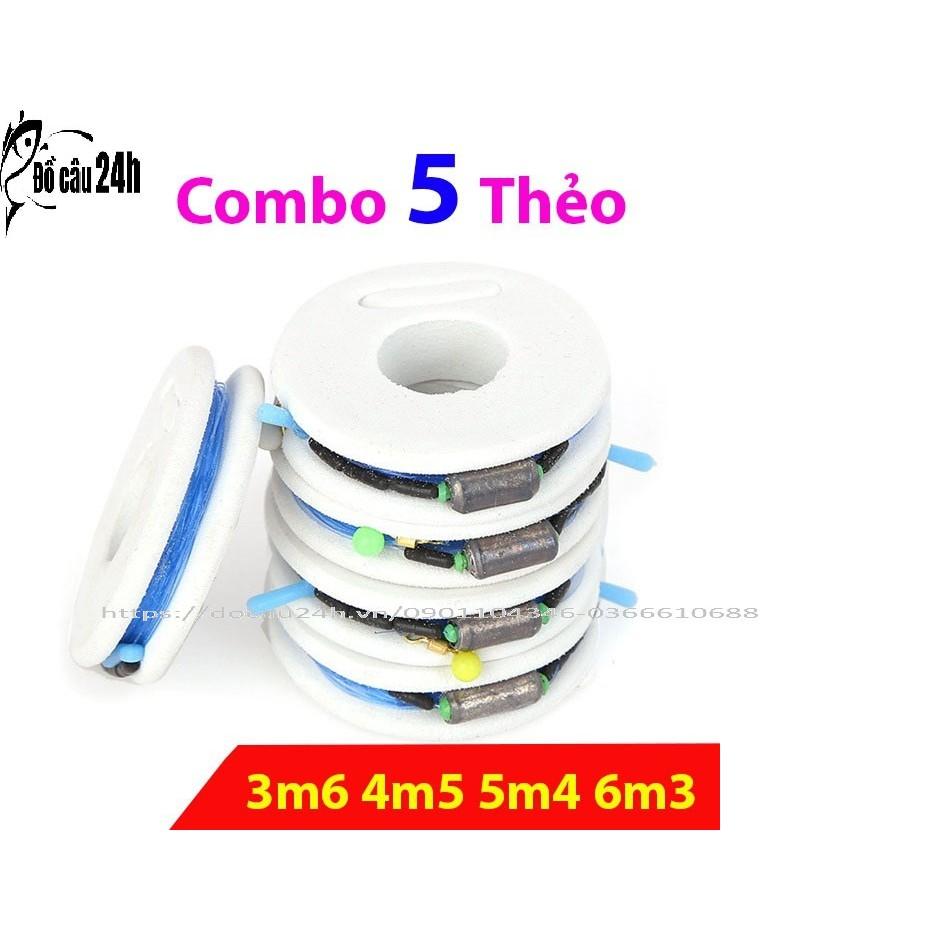 Dây trục câu đài buộc sẵn đầy đủ các kích thước,combo 5 trục.