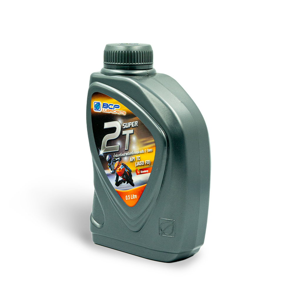 Nhớt xe 2 thì Thơm Mùi Dâu Thái Lan chất lượng cao BCP SUPER 2T – TC/FD – 0.5 Lít