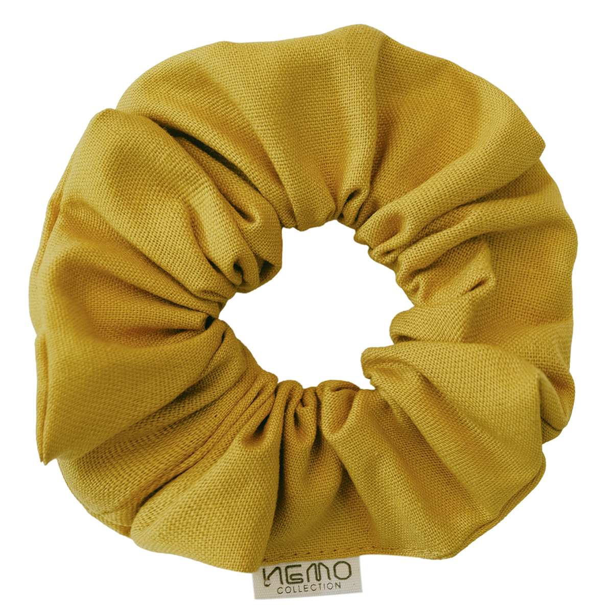 Cột Tóc Vải Linen Scrunchies NEMO Collection phôm phồng to sắc màu cổ điển - SCKM