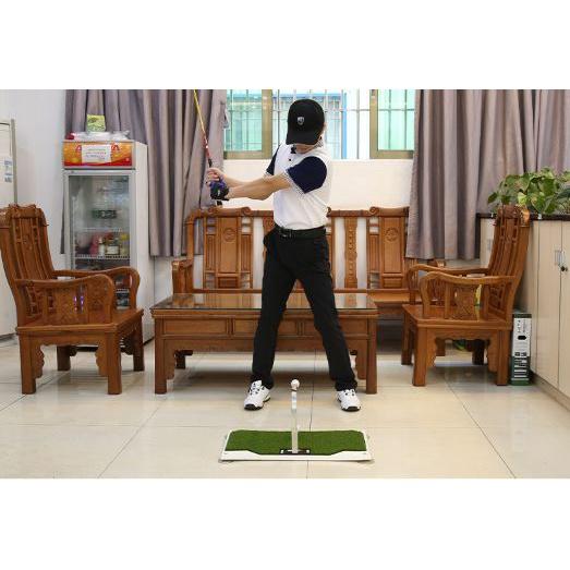 Thảm tập Swing Golf xoay 360 độ nhập khẩu PGM trong nhà luyện Pitching và Chip chỉnh tư thế lưng TT013 - Hàng Chính Hãng