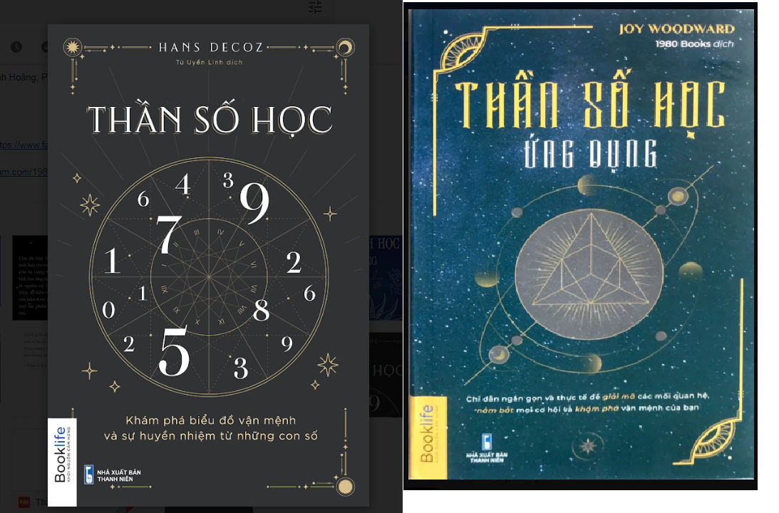 Combo Thần Số Học.Tặng bút và sổ tay