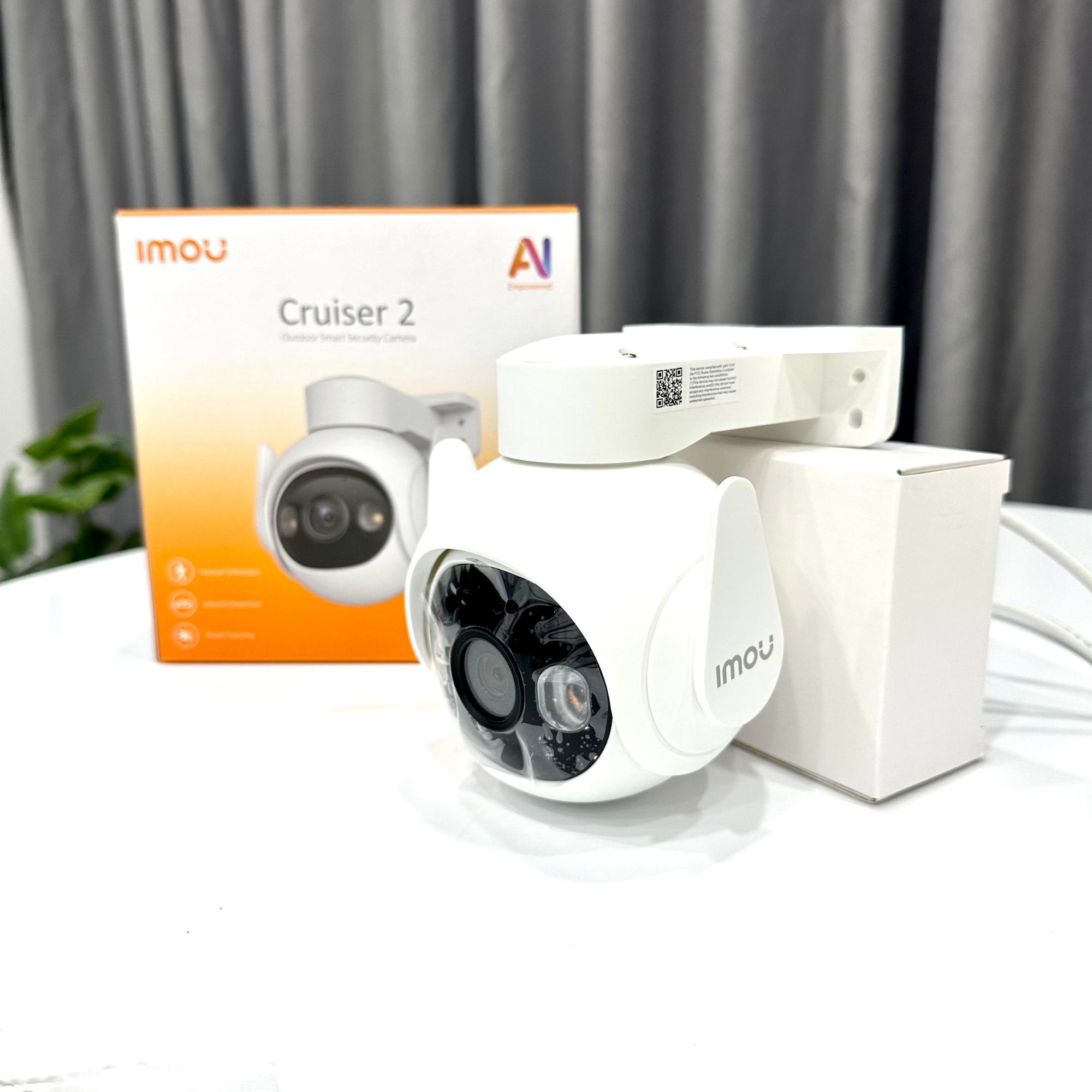 Camera Wifi ngoài trời Imou Cruiser 2 IPC-GS7EP-5M0WE - 3MP/5MP, độ phân giải cao 2K / 3K, phát hiện người và xe cộ, có màu ban đêm - Hàng chính hãng