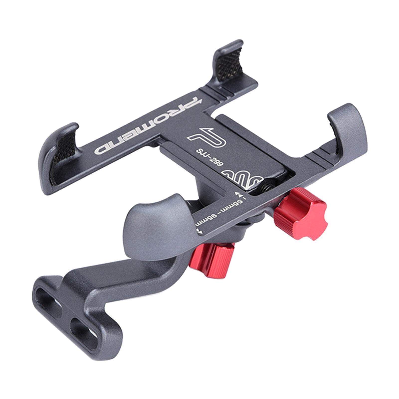 Road Bike Phone Holder Electric Bike Mount Rotatable  Black Handlebar
