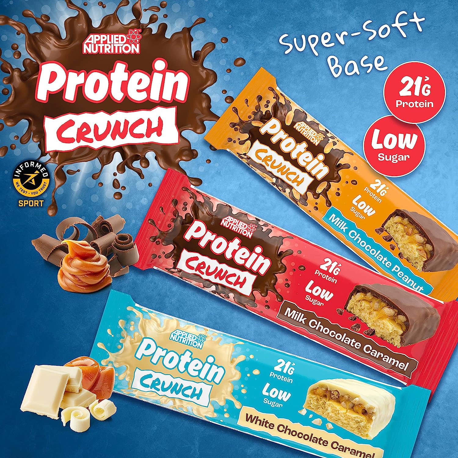 Bánh Applied Nutrition Applied Bar Protein Crunch 62g chính hãng nhập khẩu UK