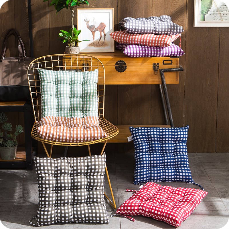Nệm Ngồi CARO BUDECOR Kiểu Nhật Xinh Xắn