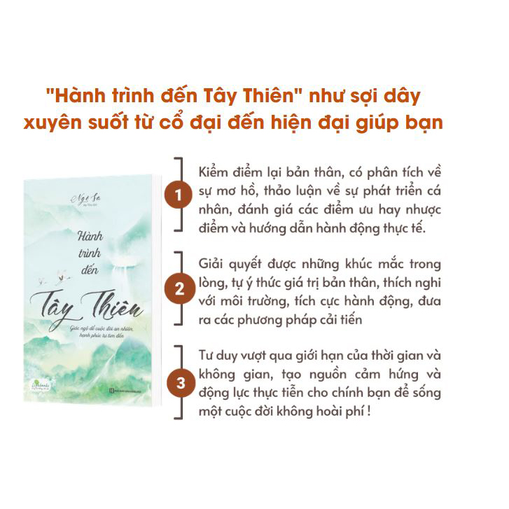 Sách Bizbooks - Hành trình đến Tây Thiên - Giác ngộ để cuộc đời an nhiên, hạnh phúc tự tìm đến - Nicebooks