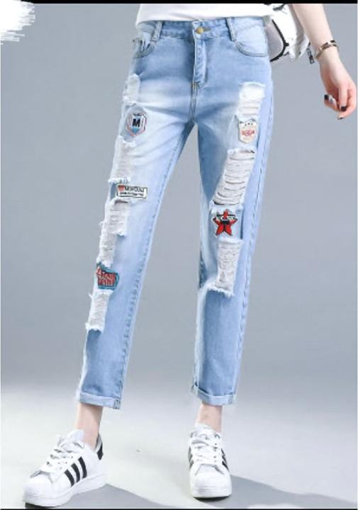 Quần jeans rách ngôi sao texaco Mã: QD2054