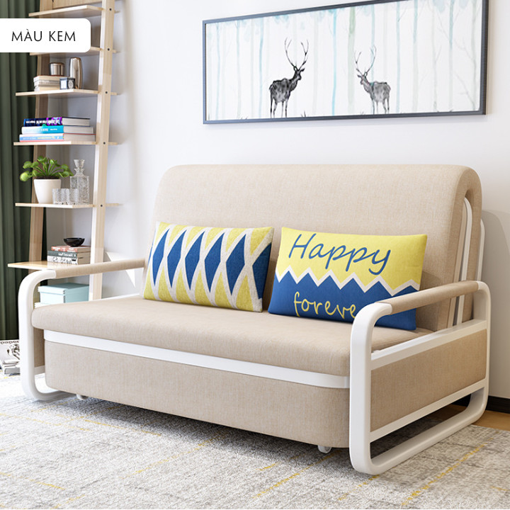 Sofa giường - Giường gập gọn - Ghế salon khung thép không gỉ - Giường xếp