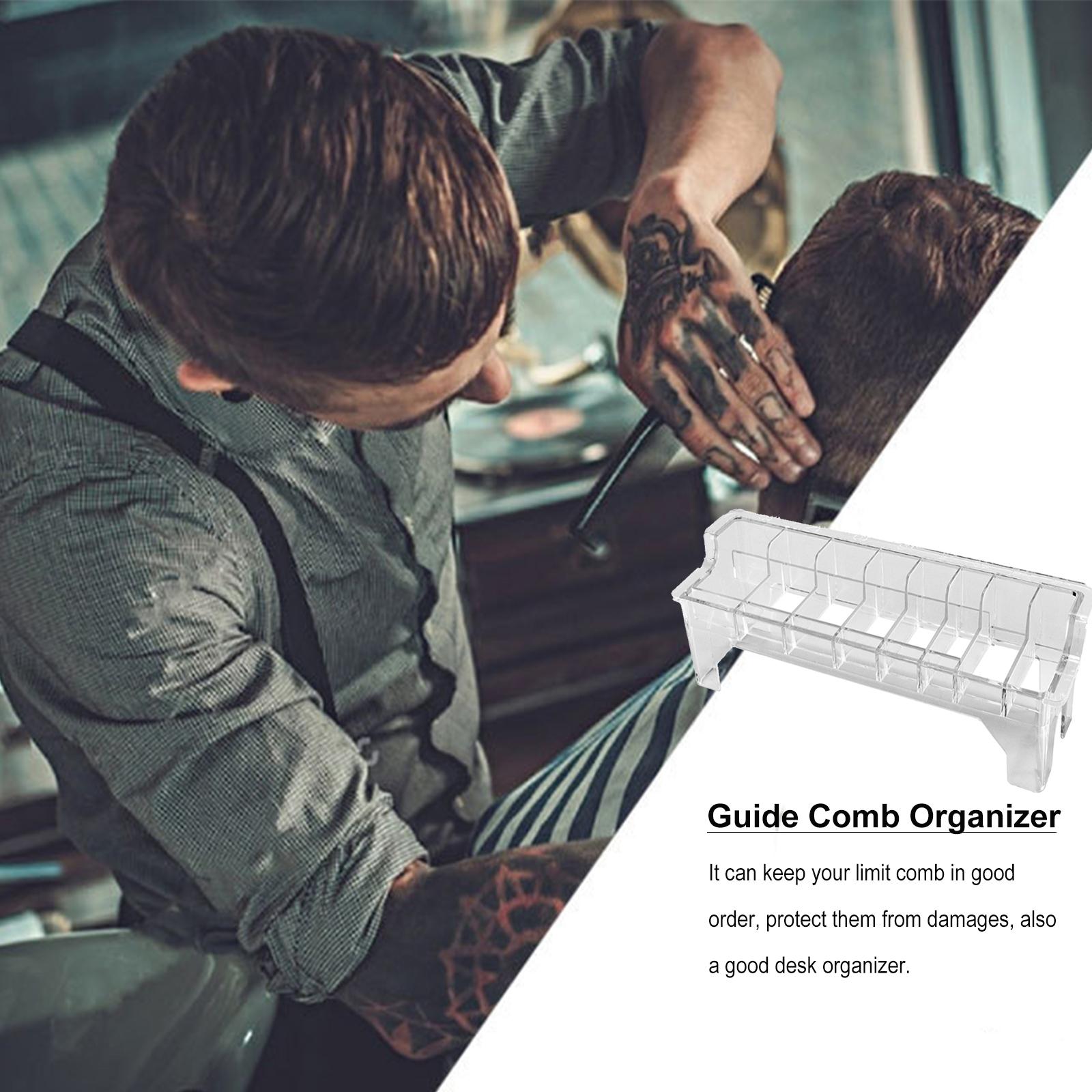 Rectangular Storage Rack Organizer for Guide - Clear Black