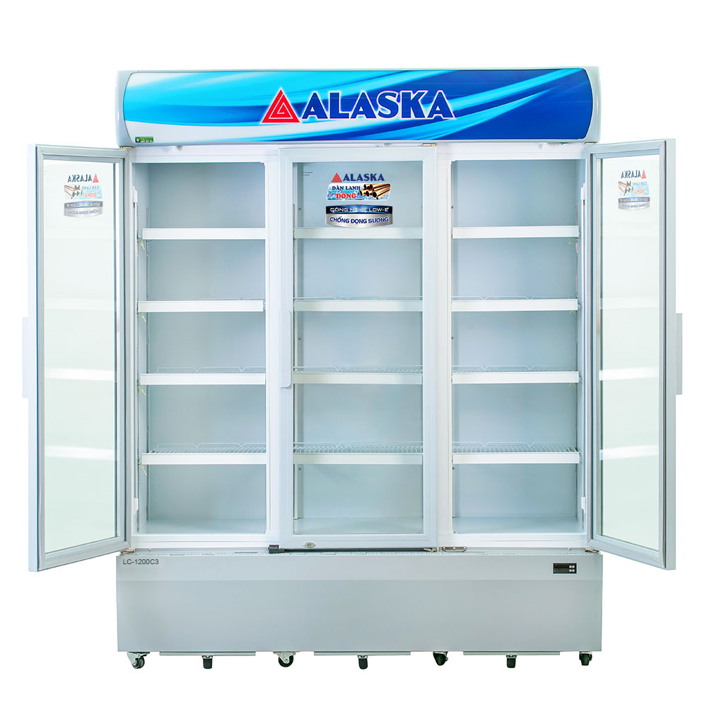 Tủ mát Alaska LC-1200C3 1200 lít 3 cánh - hàng chính hãng - chỉ giao HCM