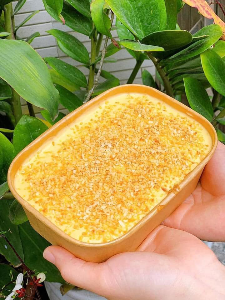 50 Hộp giấy chữ nhật 1000ml bento đựng thức ăn mang đi, bông lan trứng muối