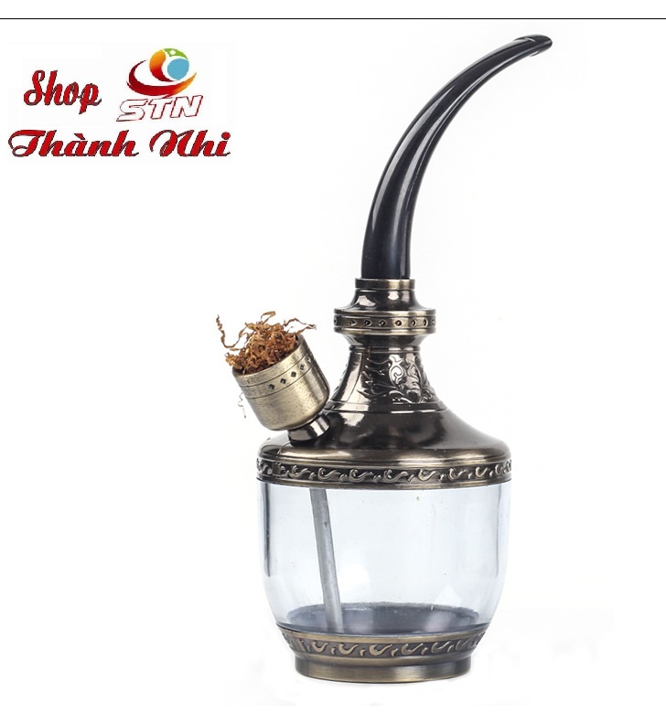 Tẩu thuốc lọc bằng nước giá rẻ, nhựa ABS, đẹp, bảo vệ sức khỏe ( màu giao ngẫu nhiên)