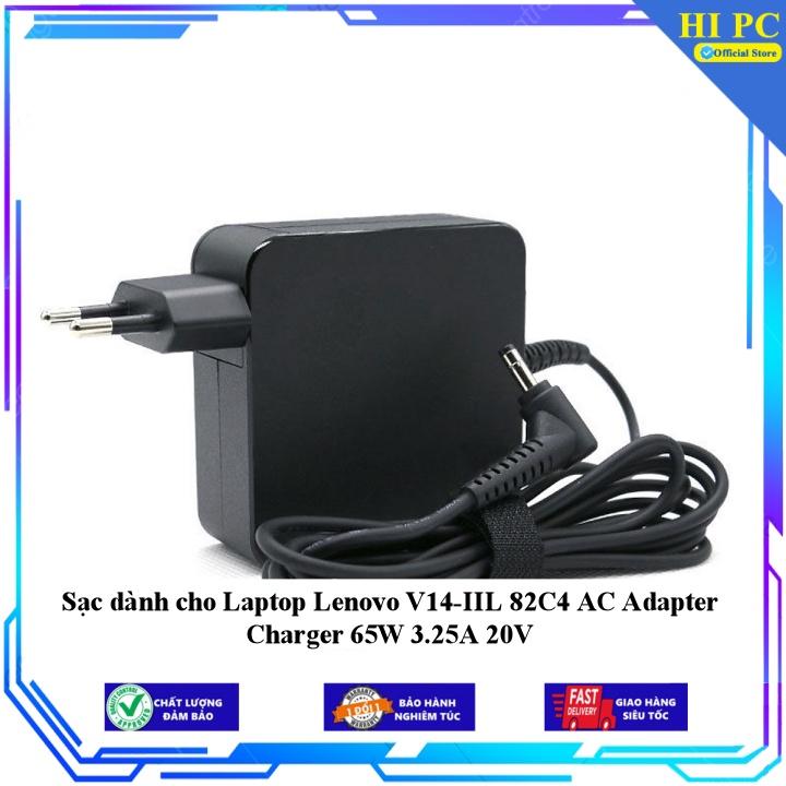 Sạc dành cho Laptop Lenovo V14-IIL 82C4 AC Adapter Charger 65W 3.25A 20V - Kèm Dây nguồn - Hàng Nhập Khẩu