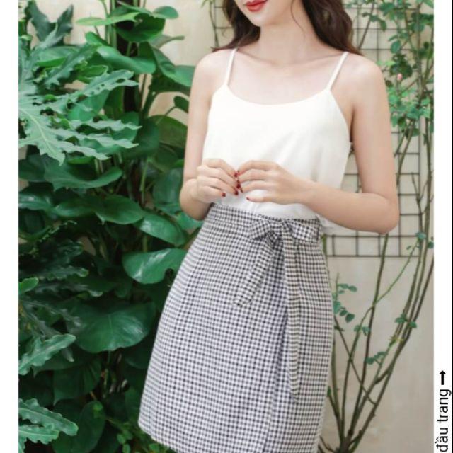 Mua từ hai sp có quà nhé Chân váy kẻ