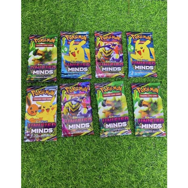 5 Gói Thẻ Bài Pokemon, Thẻ Bài Mẫu Mới, Mỗi Gói 8 Thẻ Bài Pokemon Các Hình