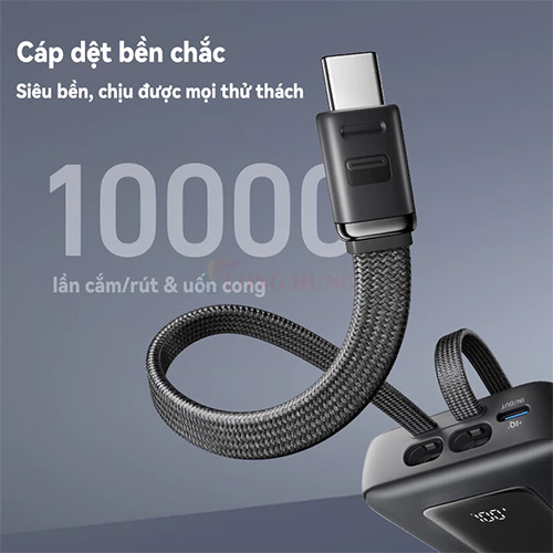 Sạc dự phòng Anker Zolo Power Bank 1USB 1Type-C 45W 20000mAh A110M - Hàng chính hãng