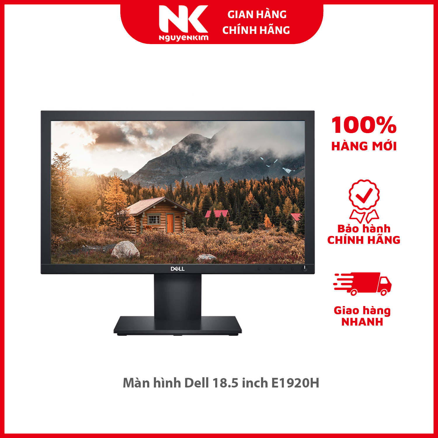 Màn hình Dell 18.5 inch E1920H - Hàng chính hãng