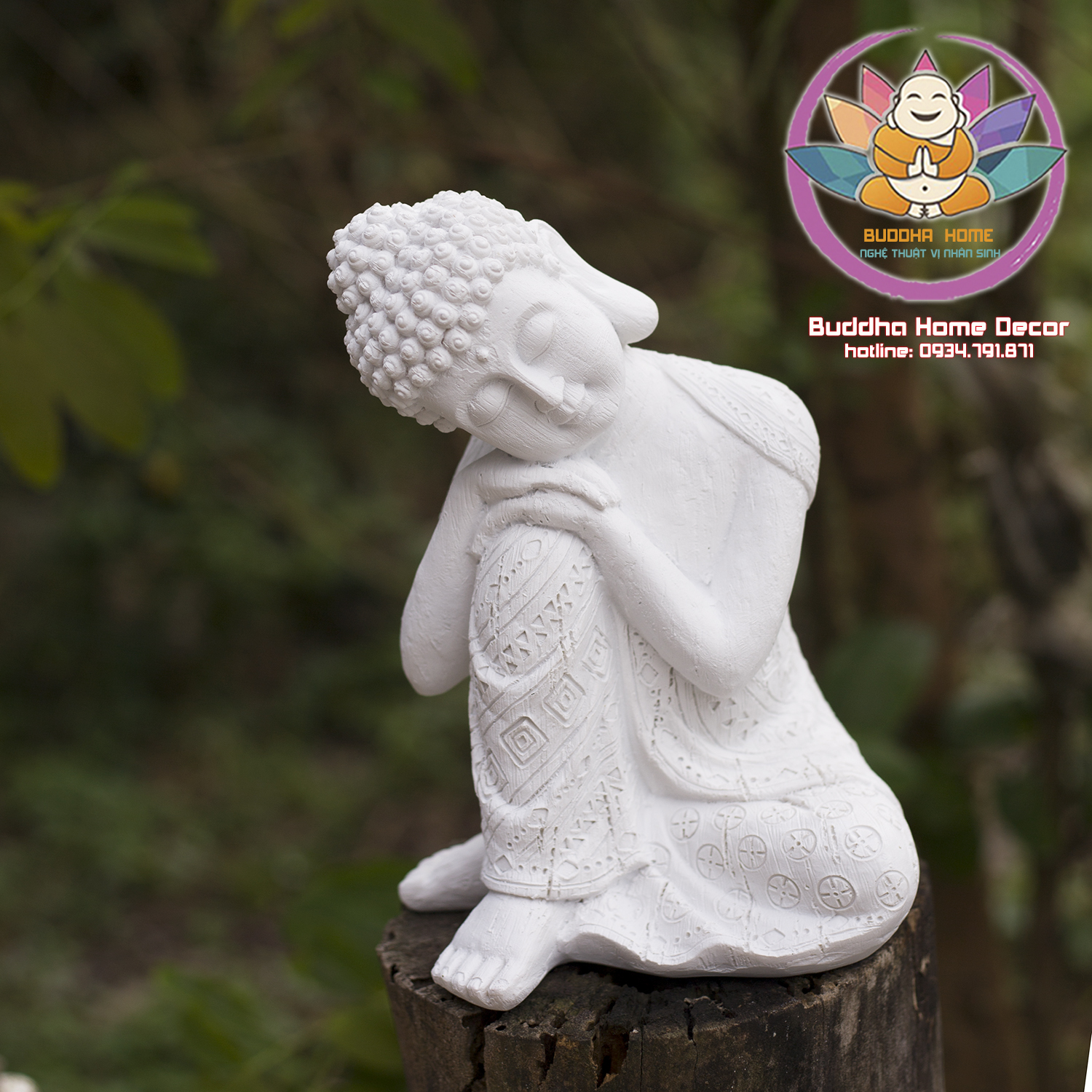 Tượng Phật An Nhiên phong thủy thờ cúng, trang trí hồ cá, thuỷ sinh, tiểu cảnh, bán cạn, terrarium