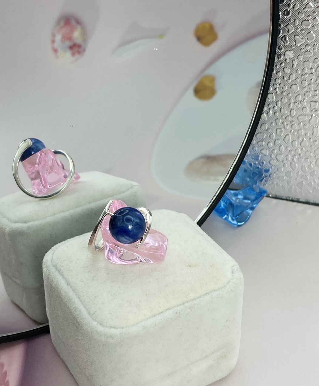 Nhẫn Bạc 925 Đá Ruby nước