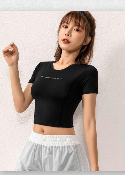 ÁO THUN CROPTOP NỮ TẬP GYM,YOGA,ZUMBA,AERBIC,ĐI CHƠI VẢI CAO CẤP MỊN TAY FORM BODY