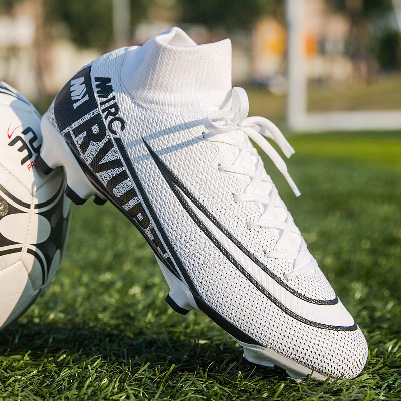 LSYAAAAA Boots Men Bóng đá dài Nail Thể thao ngoài trời Giày bóng đá nam Turf Soccer Futsal Giày bóng đá trẻ em Sân tập Boots