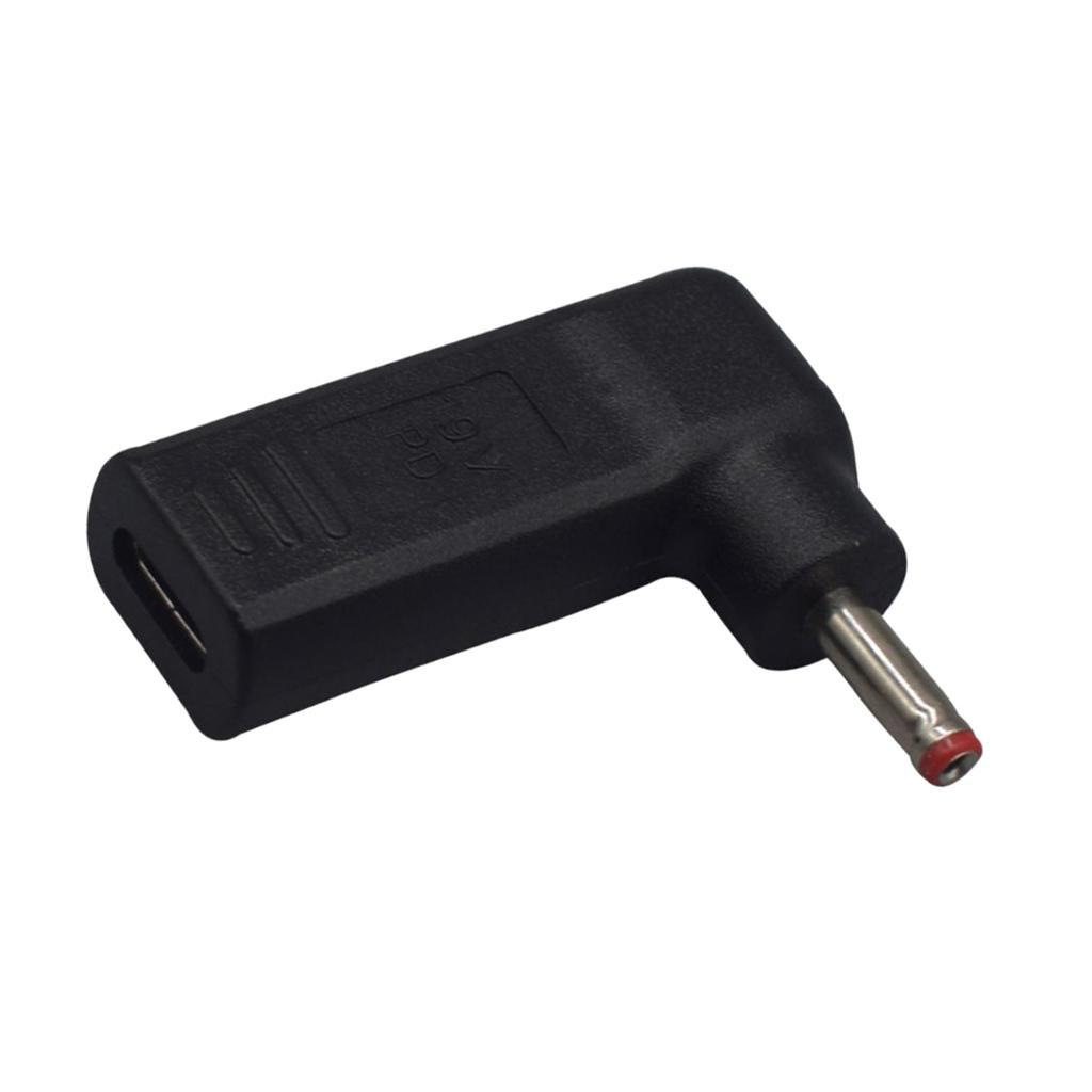 Portable Laptop Female to 3.5*1.35mm Male Port Power Adapter Charger