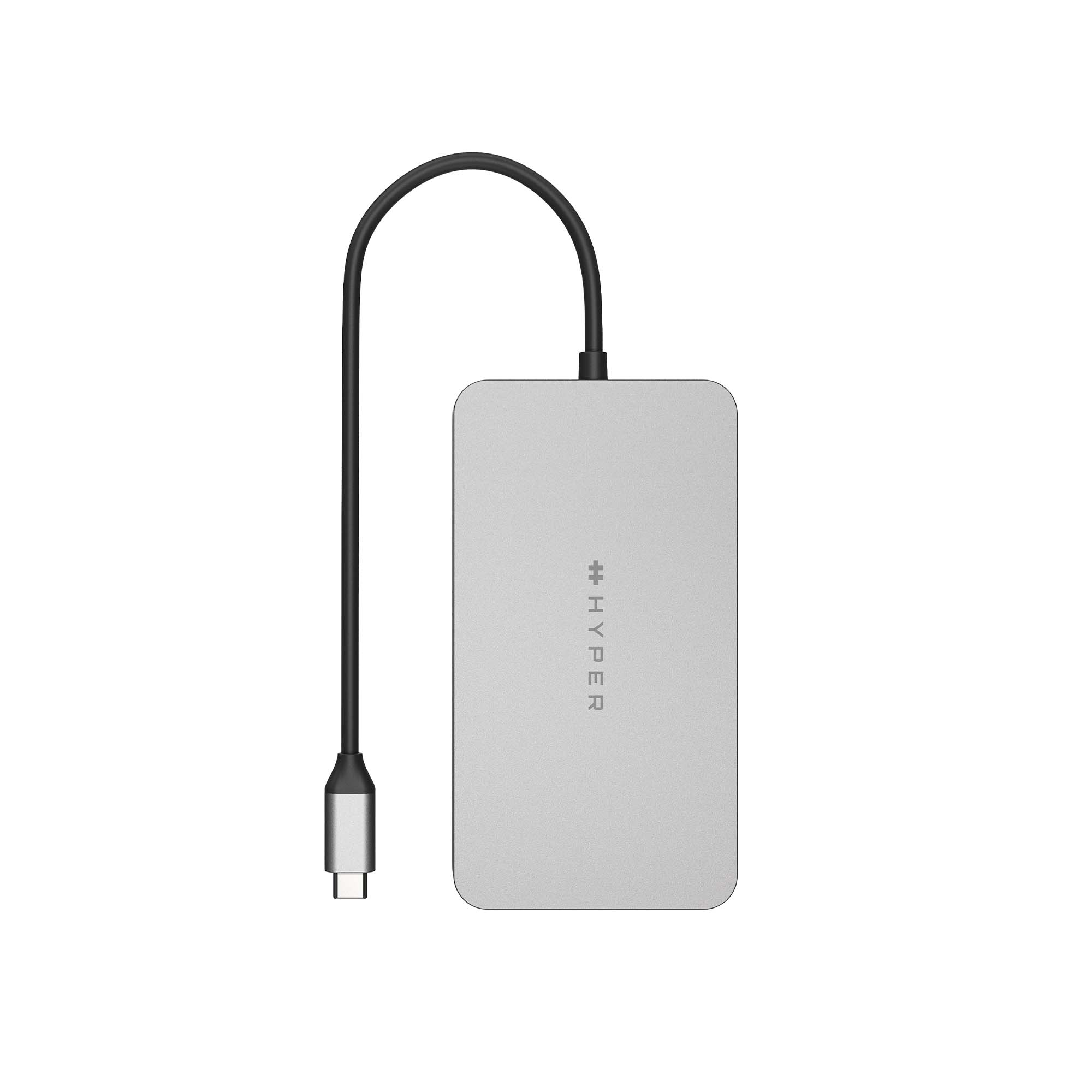 Cổng Chuyển/Hub USB-C Hyperdrive Dual 4K HDMI 10in1 (2 màn hình) Dành Cho Macbook M1 - Hàng Chính Hãng