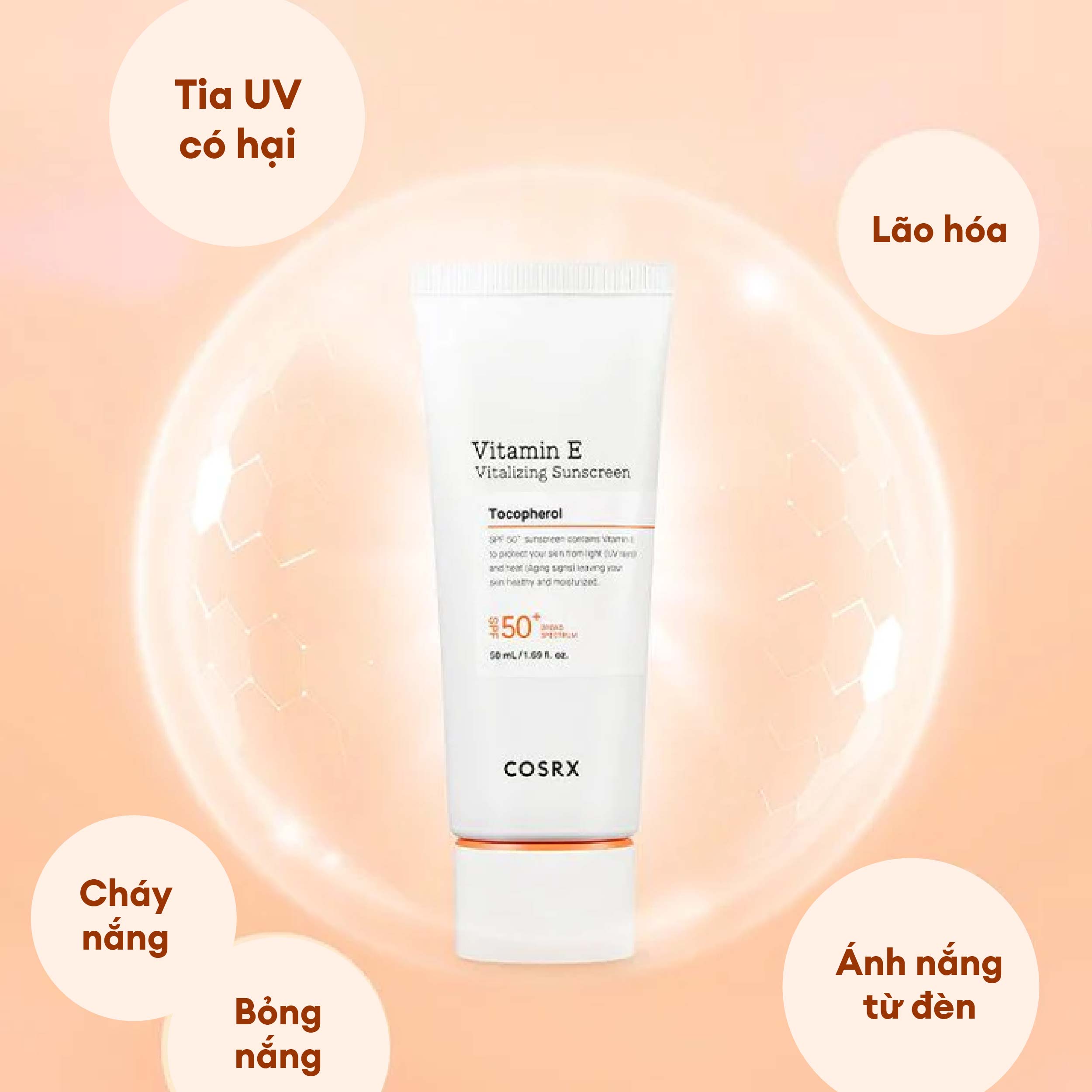 Kem chống nắng Vitamin E Vitalizing Sunscreen SPF 50