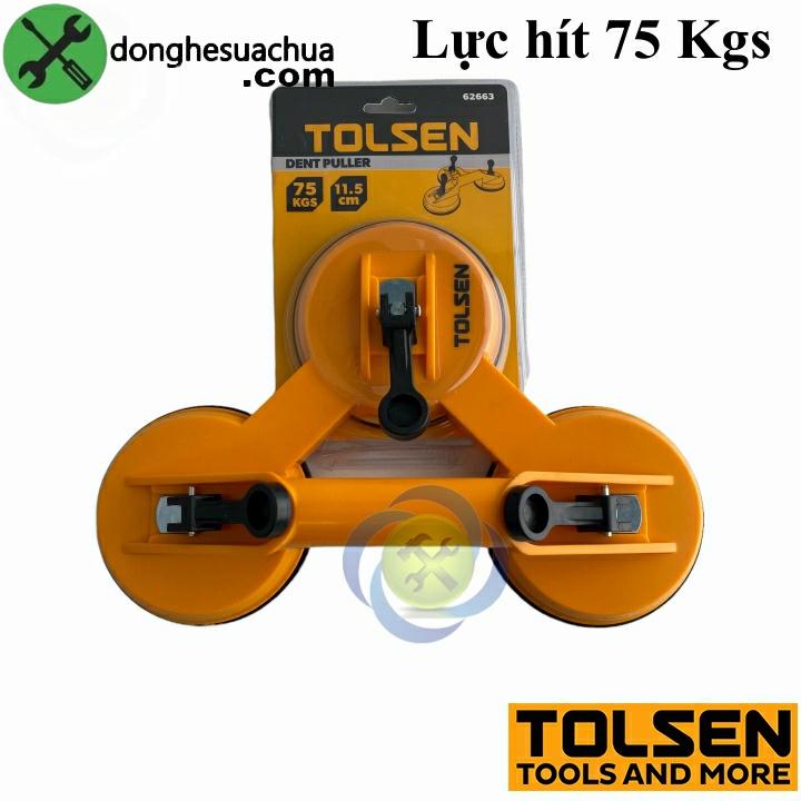 Tay hít kính - hít gạch Tolsen 62663 loại 3 chấu