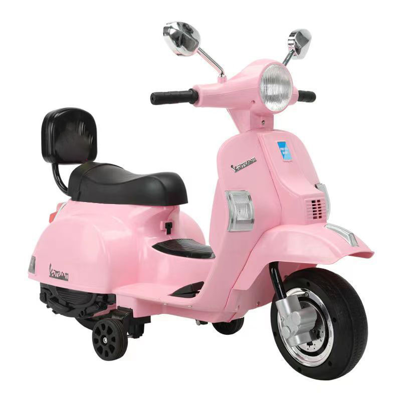 Xe máy điện trẻ em, xe máy điện Vespa cho bé TILO KIDS TLK-6288 có đèn nhạc siêu dễ thương