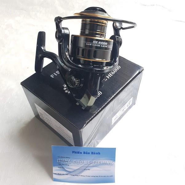 Máy Câu Cá FISHING REEL HE Siêu Nhẹ Khỏe Đẹp Bền Cam Kết Chính Hãng - Chất Lượng Máy Đứng