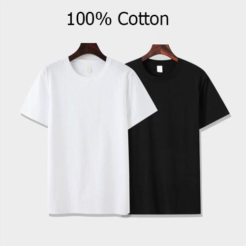 Áo Thun 100% Cotton Dày Mịn Co Dãn 4 Chiều Thoáng Mát Thấm Hút Mồ Hôi