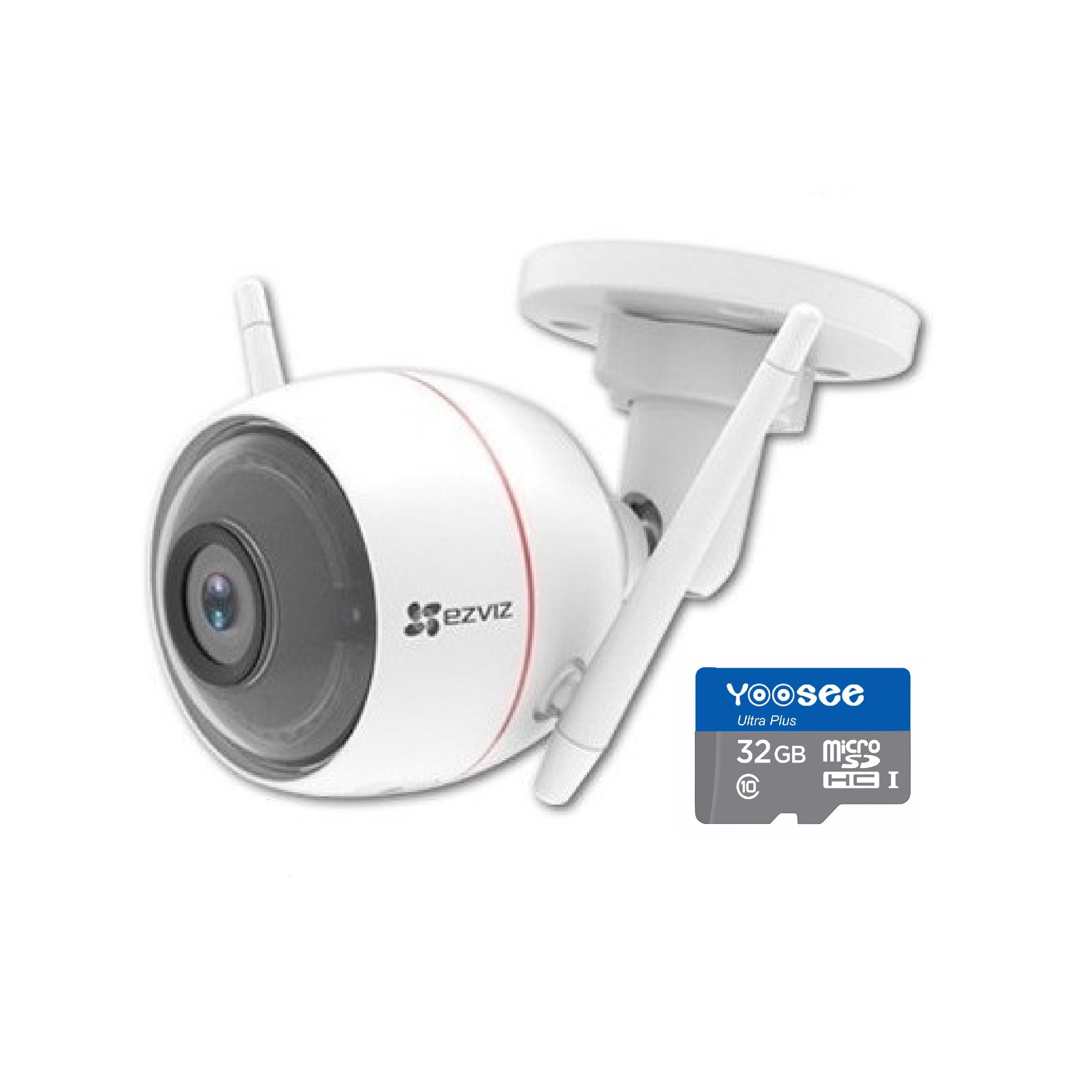 Camera Wifi Ngoài Trời Ezviz C3W 2MP 1080p (CS-CV310) Color Night Vision - Phiên Bản Mới Hình Ảnh Có Màu Ban Đêm - Hàng Chính Hãng