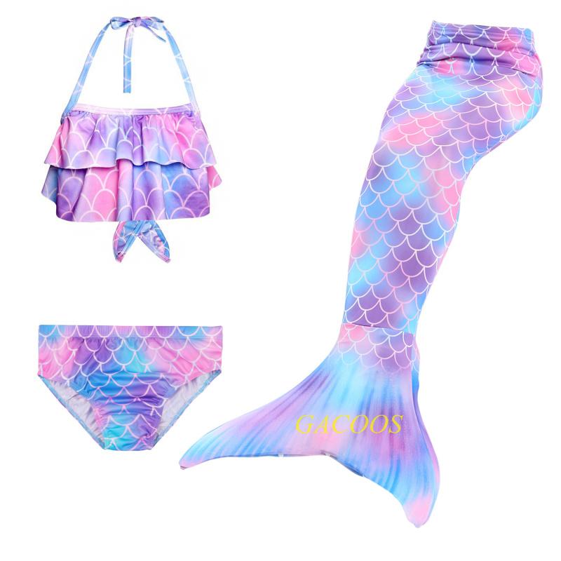 Bé Chị Em Phù Hợp Với Trang Phục Đồ Bơi Trẻ Em Bé Gái Nàng Tiên Cá Đuôi 3 Bơi Họ Đồ Bơi Lạ Mắt Trang Phục Hóa Trang