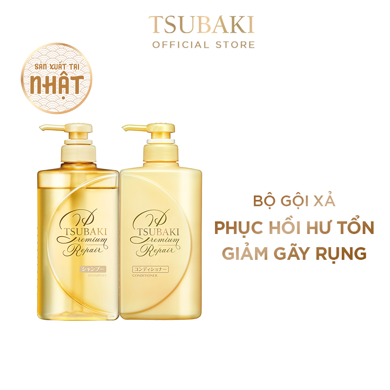 Bộ Đôi TSUBAKI Phục Hồi Ngăn Rụng Tóc