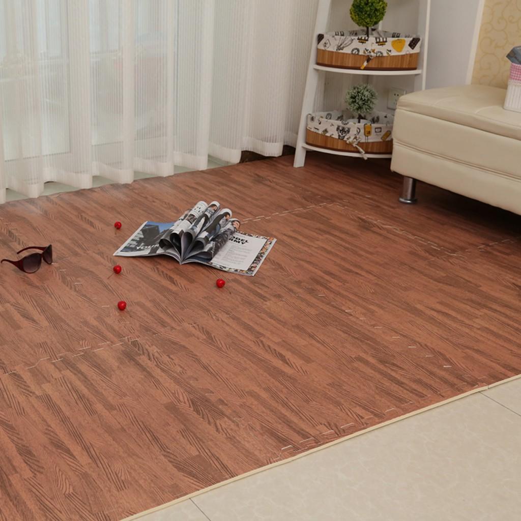 Thảm xốp vân gỗ bộ 6 miếng 60x60cm dày 1cm