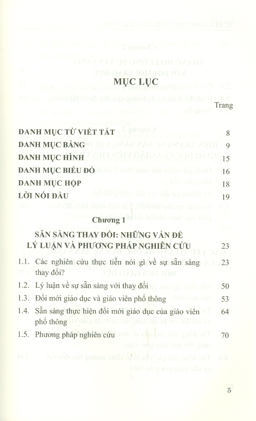 Sẵn Sàng Thay Đổi Của Giáo Viên - Bệ Đỡ Cho Thành Công Của Đổi Mới Giáo Dục (Sách chuyên khảo)