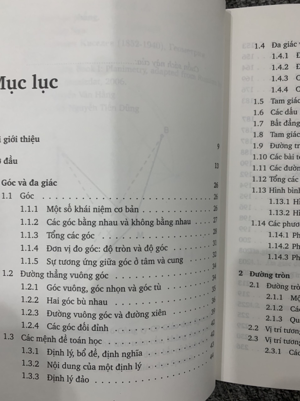 Sách - Hình học phẳng